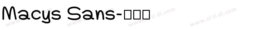 Macys Sans字体转换
